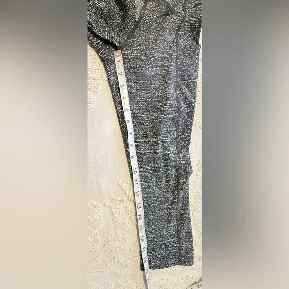 Lululemon Athletica Gray Leggings High-Waisted Stretchy